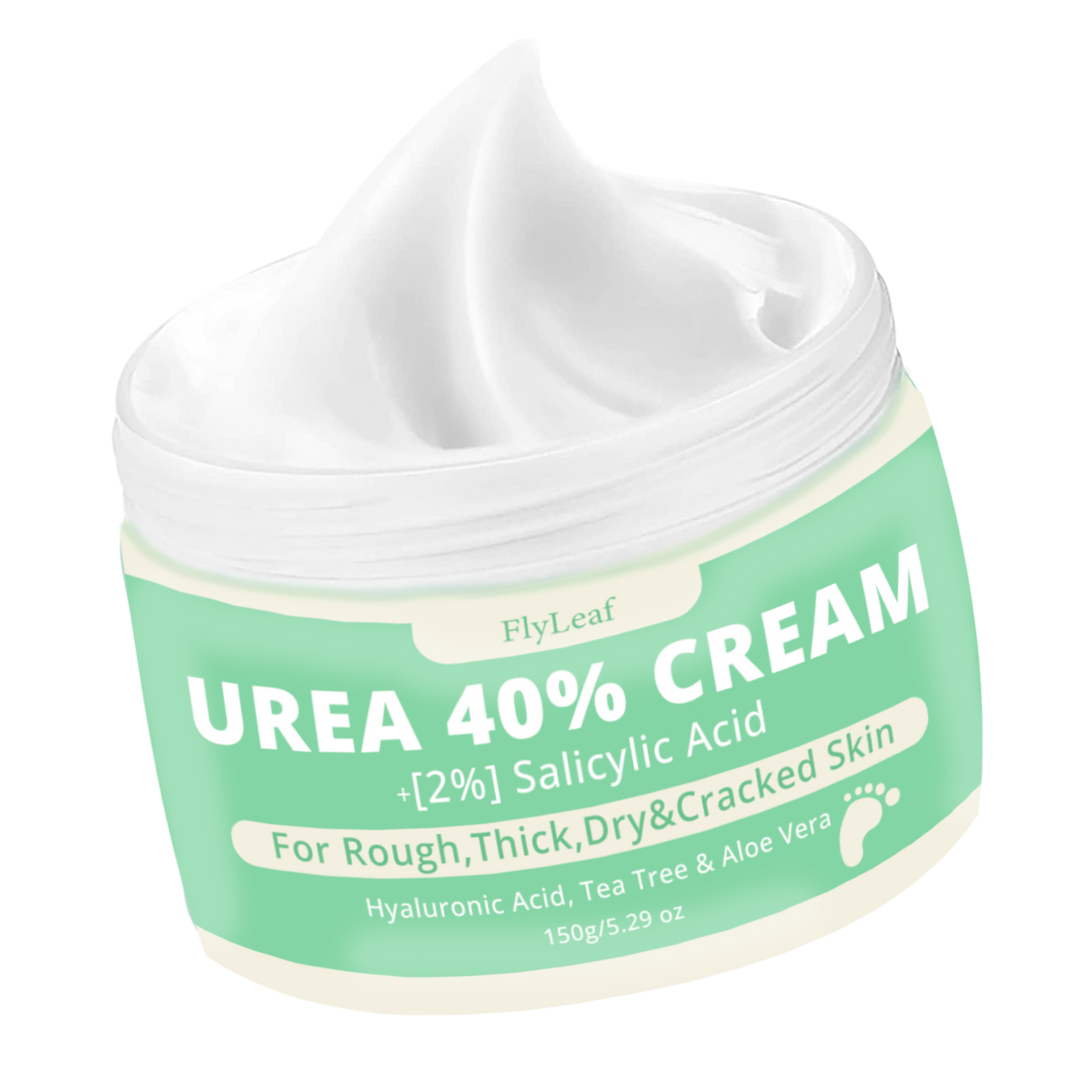 FlyLeaf Urea 40% Cream + Salicylic Acid | Crema Reparadora Intensiva para Piel Seca, Dura y Agrietada
